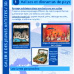 Galerie 1 valises et dioramas