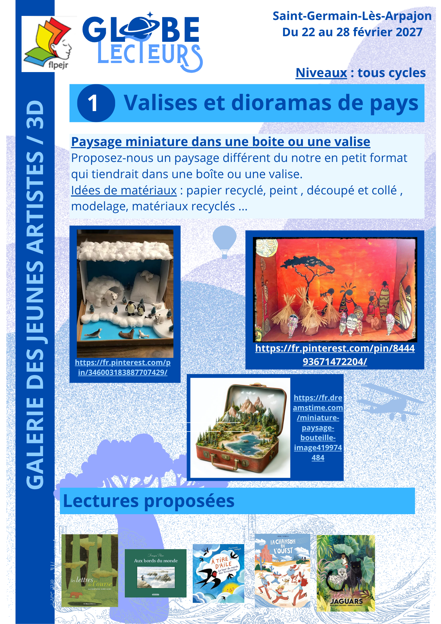 Galerie 1 valises et dioramas