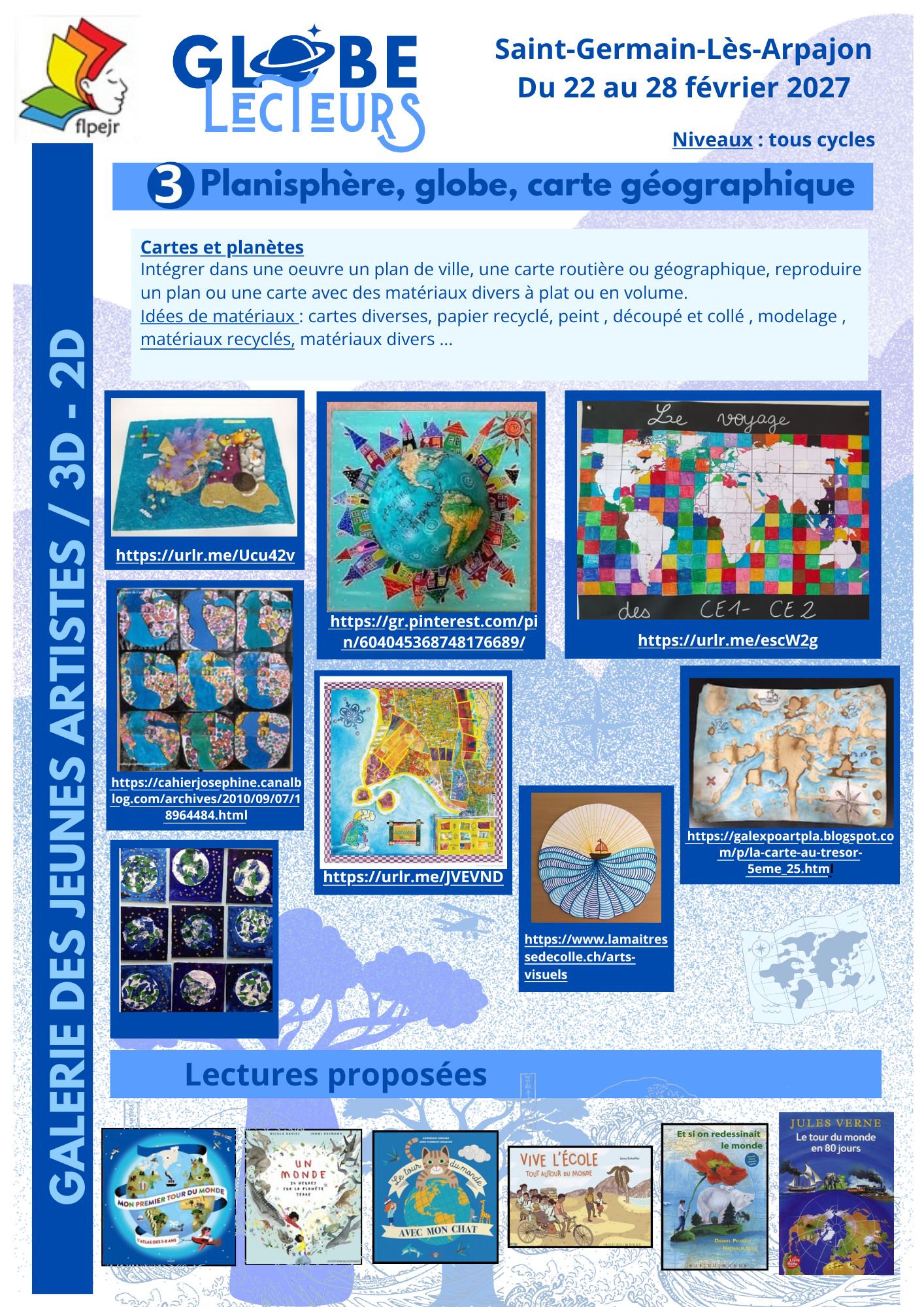 Galerie 3 planisphère globe carte géographique